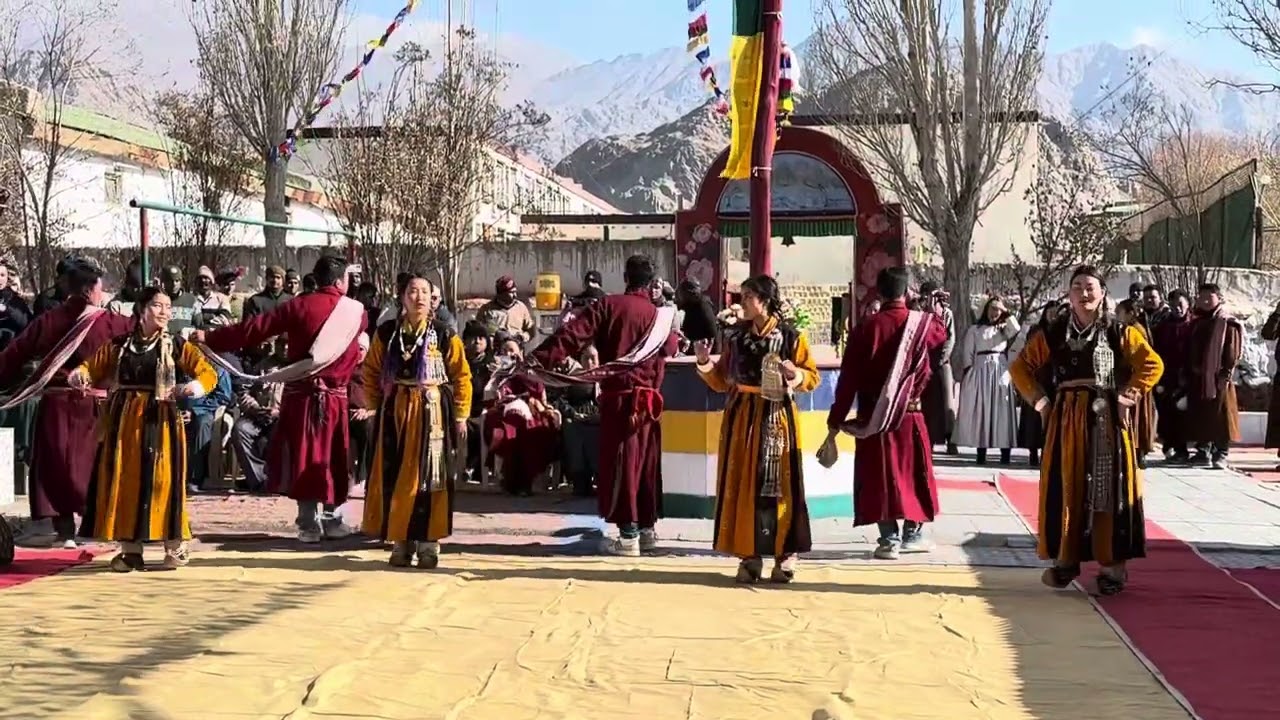 Hockey girls dancing on ladakhi Tsis tsis  folk song.