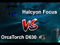      orcatorch  halcyon focus real dive light comparison