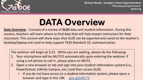 SLDS - Data Overview