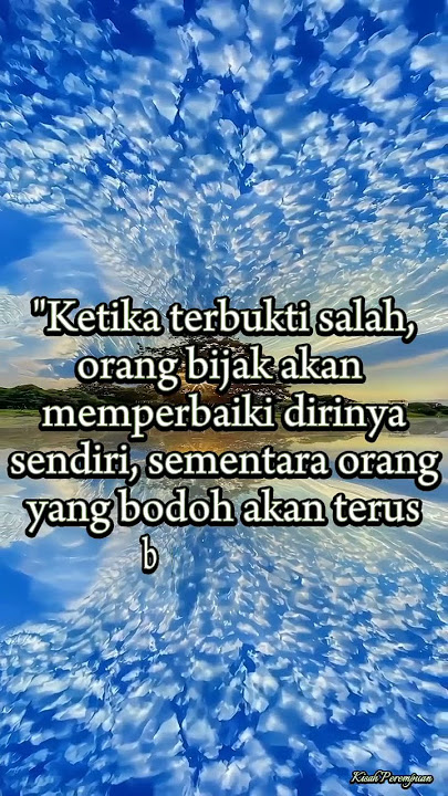 Bijak dan Bodoh #perempuan #motivation #bodoh
