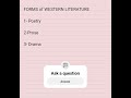 #EnglishLiterature#