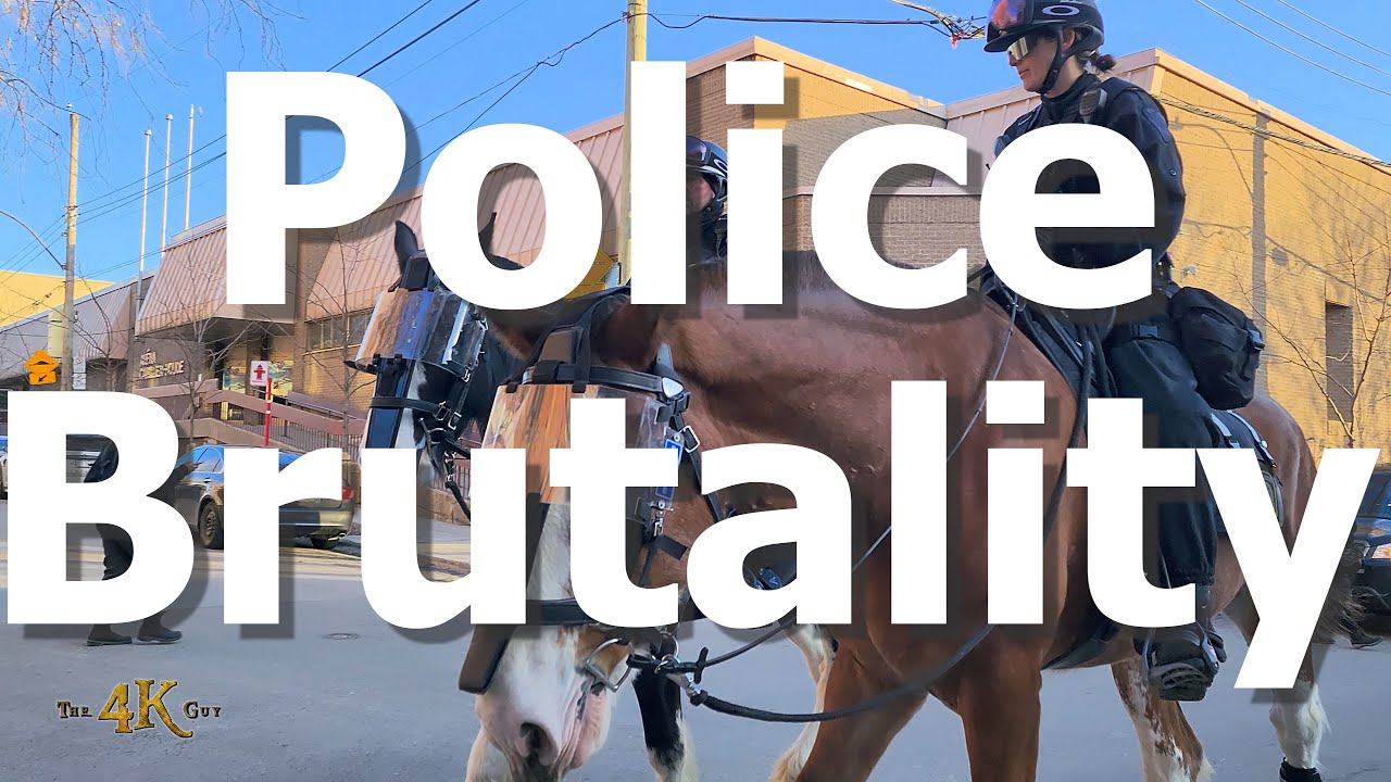 Canada: COBP annual protest against police violence raw footage 3-15-2024