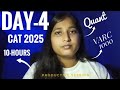 DAY-4 CAT PREPARATION *Quant arithmetic *|VARC1000|Productive session ||vlog||