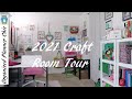 2021 Craft Room Tour | Studio Tour | Office Tour