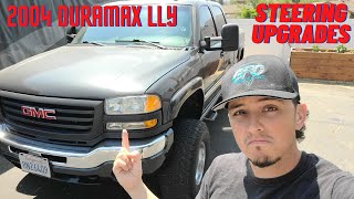 Duramax Steering Upgrades!! (2004 LLY) Install on Tie rods, steering stabilizer, pitman/idler arms.