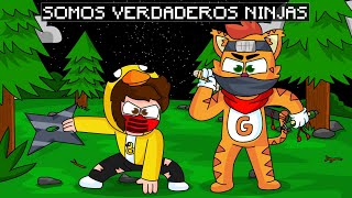 ¡NOS CONVERTIMOS EN VERDADEROS NINJAS EN ROBLOX! 🐱‍👤 💨 | SRGATO Y PATONI SON SUPER NINJAS EN ROBLOX