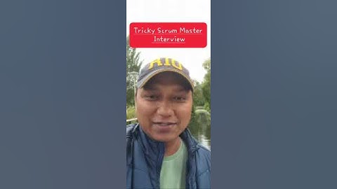 [Trickiest] scrum master interview questions #shorts  #agile #scrummaster #scrummasterinterview
