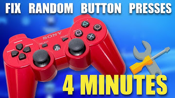 Repair PS3 Controller - Random Button Presses - 4 MINUTES