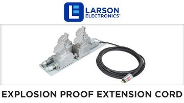Explosion Proof 4 Outlet Extension Cord - (4) Outlets - 15A Continual Service - 25