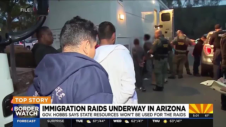 Large-scale immigration raids underway in Arizona