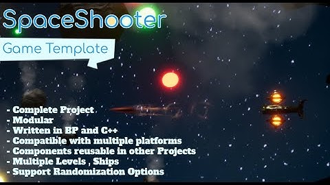 Space Shooter Plugin Gameplay Unreal Engine 5