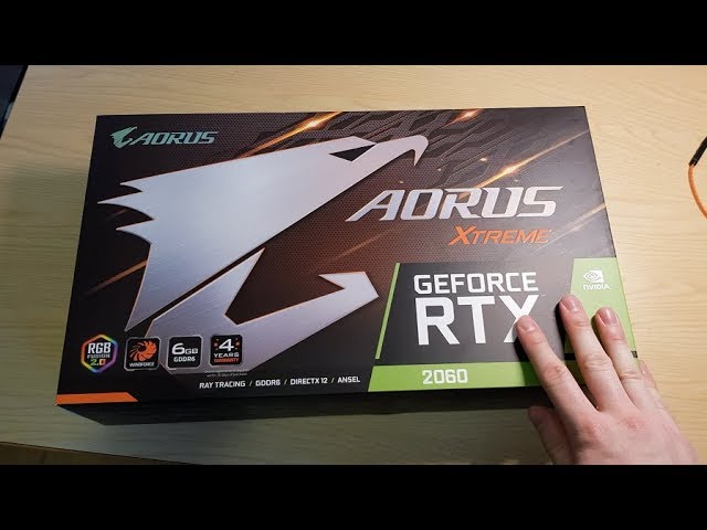 Lover Land hår AORUS GeForce RTX 2060 XTREME - Unboxing - YouTube