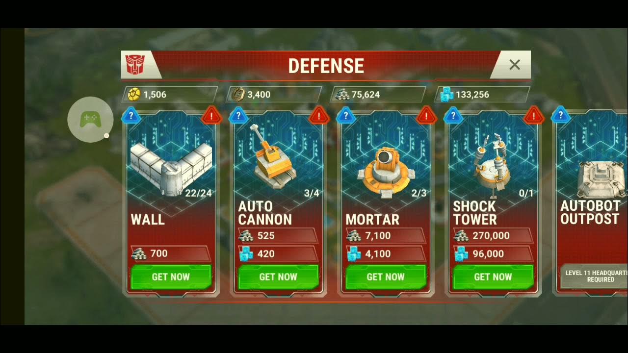 TRANSFORMERS EARTH WARS HEADQUARTERS LEVEL 10 FEATURES & UPDATES YouTube
