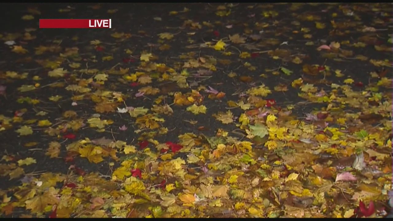 Storm causes slick roads, power outages - YouTube