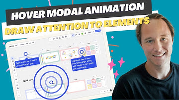 Highlight elements on your website | Pin pulse modal animation | Webflow interactions