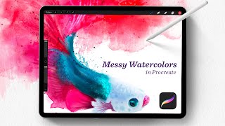 Course Trailer: Messy Watercolors in Procreate
