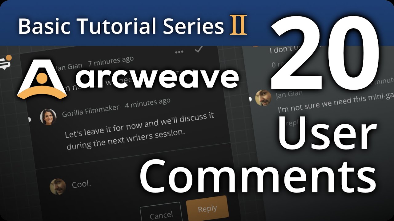 Arcweave Basic Tutorial Series - Episode 20: User Comments - YouTube
