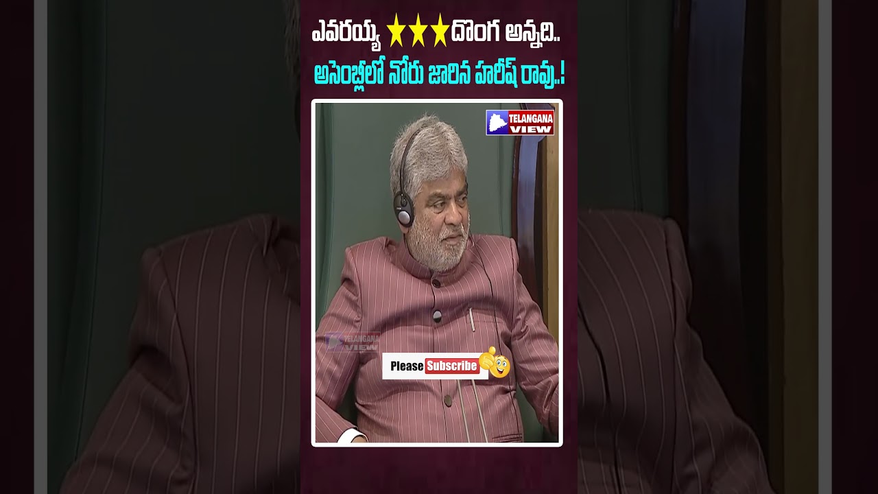 Assembly Updates : Harish Rao Comments in Telangana Assembly 