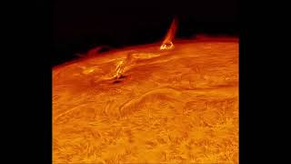 Here is my 3-Hour time-lapse video of AR3576 a complex and highly active magnetic storm on the sun.