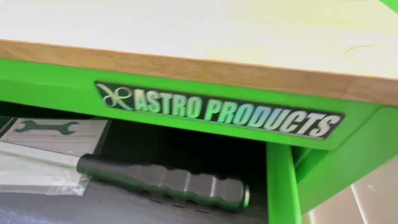 アストロ ワイドロールキャビネット 9段 グリーン WRC088 (限定)購入してみた！