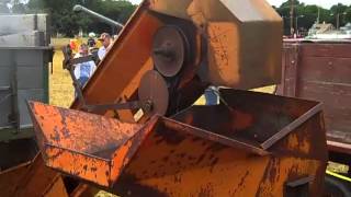 binding corn, shelling corn, grinding corn,genoa nebraska 2013