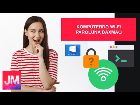 Kompüterdə qoşulduğumuz Wifi parolunu öyrənmək. Cmd ilə wifi koduna baxmaq.