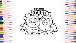 How to Color Brawl Stars Coloring Game Spike screenshot 5