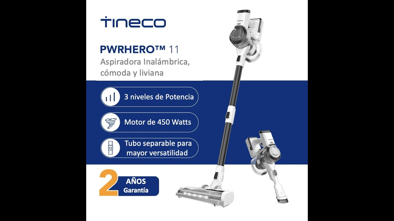 Tineco PWRHERO11 Snap, Aspiradora y Accesorios 
