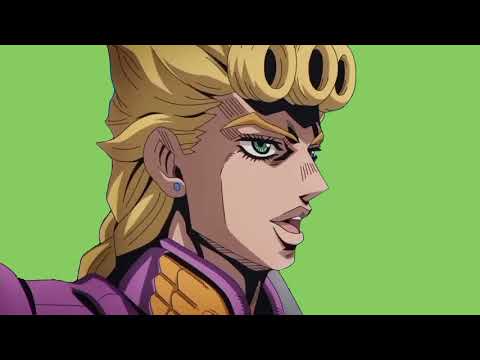 Giorno says ciao green screen JoJo's Bizarre Adventure