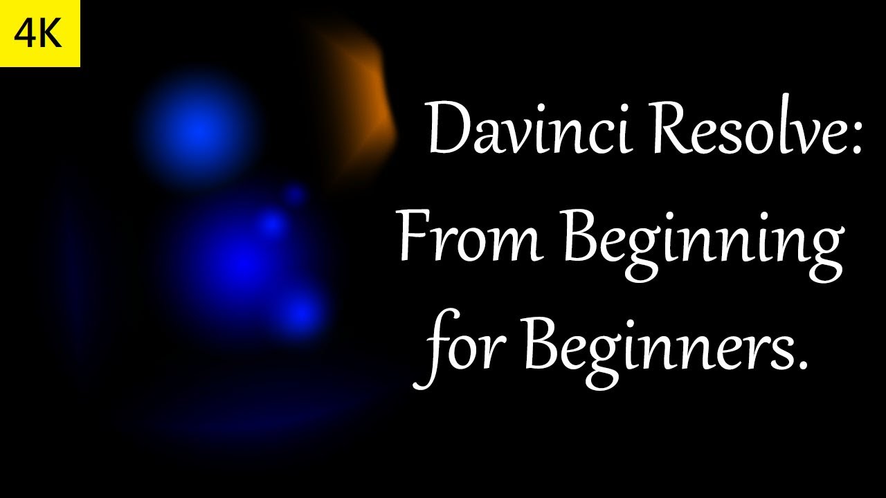 beginners guide to davinci resolve