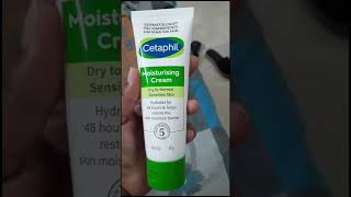 Cetaphil moisturising cream dry to normal skin shortsvideoyoutubeshorts Cetaphil