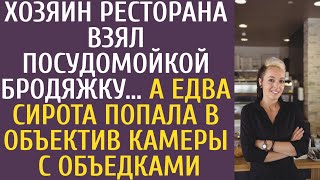 Хозяин ресторана взял посудомойкой бродяжку… А когда сирота попала в объектив камеры с объедками