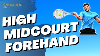 Finish the point with the high midcourt tennis forehand! screenshot 5