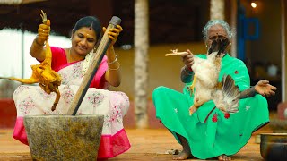 Country Chicken In A Village Mud House | Nattukozhi Rasam Recipe | Traditional Village Life