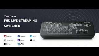 Cinetreak Mixer Mini HDMI FHD Live Video Streaming Switcher GARANSI RESMI