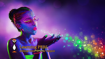 Coloring Perl Output