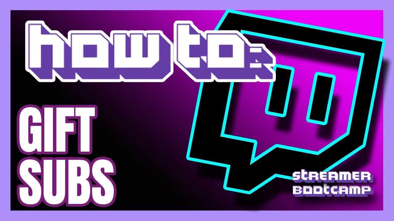 How To Gift Subs On Twitch QUICK EASY Twitch Tips 2022 YouTube How To Gift Subs On Twitch QUICK EASY Twitch Tips 2022 YouTube