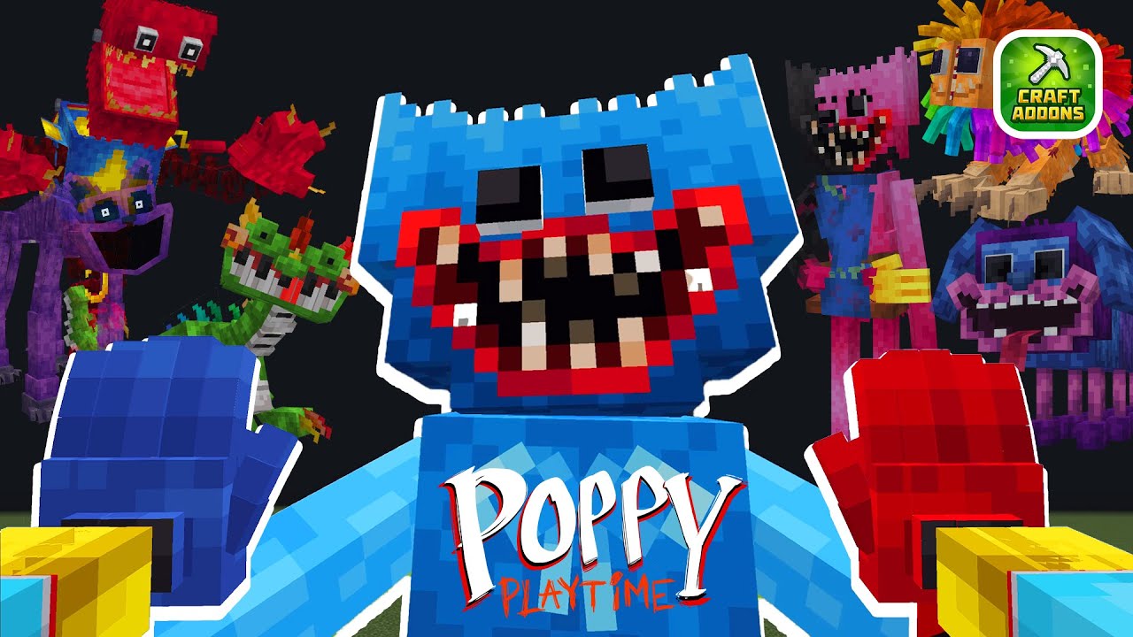 ЛУЧШИЙ БЕСПЛАТНЫЙ аддон Poppy Playtime для Minecraft Bedrock! Poppy Playtime V7