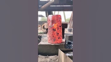 Forging giant cylinders  | Amazing heavy duty forge video #forgings
