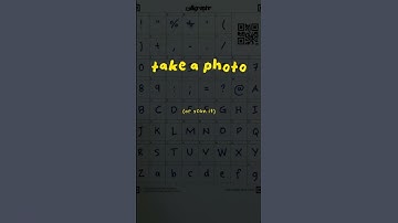 ✍️ make your own font!