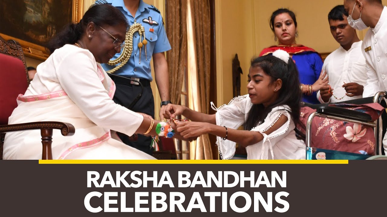 Raksha Bandhan celebrations at Rashtrapati Bhavan