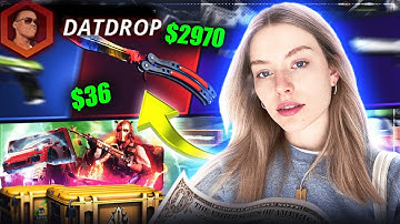 DATROP CASE BATTLE DROPPED $3000 DRAGON LORE! Datdrop Promo Code 2023