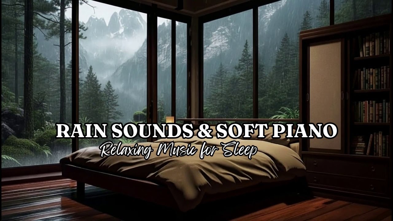 Relaxing Sleep Music & Insomnia - Rain Sounds to Healing, Stop Overthinking & Stress Relief, Calming