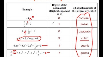 Polynomial Functions: Properties
