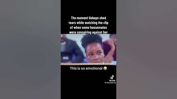 Moment Bbnaija All Stars Housemate Ilebaye Shed Tears 😭. #bbnaija #bbnaijaallstars #ilebaye