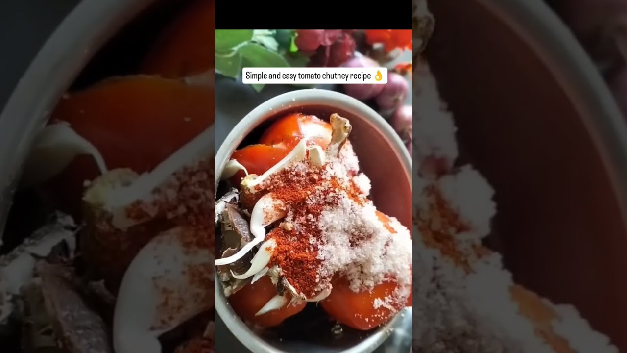 Instant Tomato Chutny Shorts Viralshorts Food Cooking