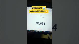 Windows 11 🪟 on Android Tablet 💥#windows #computer #msword #coding #programming #python #html #css