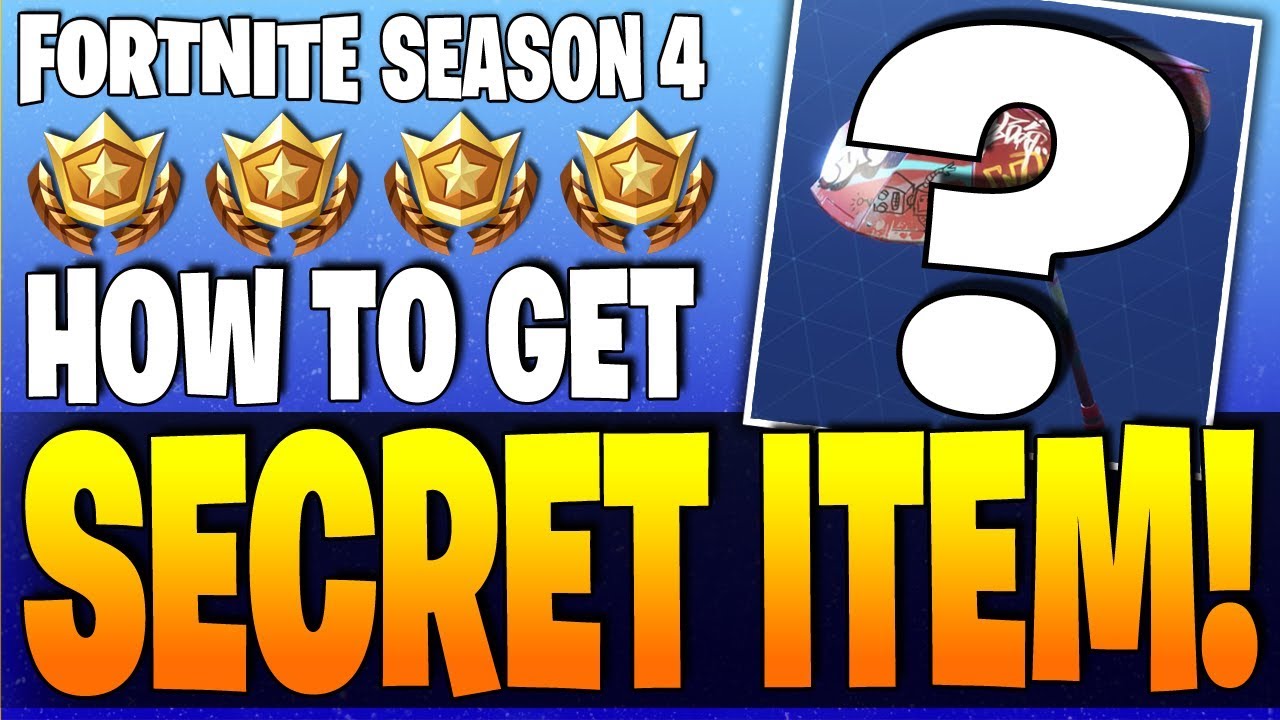 *NEW* Fortnite - HOW TO GET SECRET ITEM In SEASON 4 - Wet ...