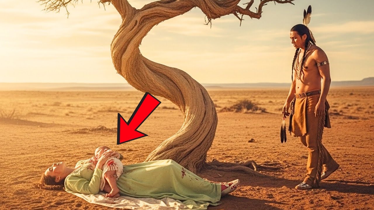 El Apache estaba cazando y escuchó un llanto... Y halló a una madre moribunda con su hijo en braz