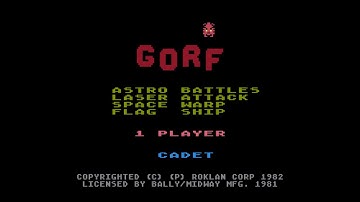 GORF !!! ATARI 800 XL - 80´S NOSTALGIA